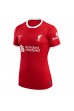 Liverpool Mohamed Salah #11 Voetbaltruitje Thuis tenue Dames 2023-24 Korte Mouw